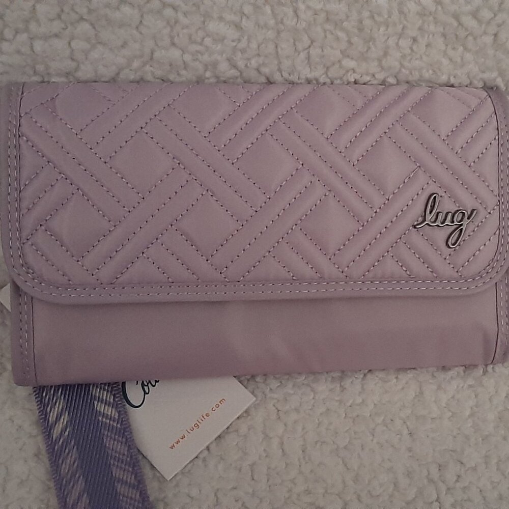 Lug Stroll RFID Wristlet Wallet (Sugarplum)